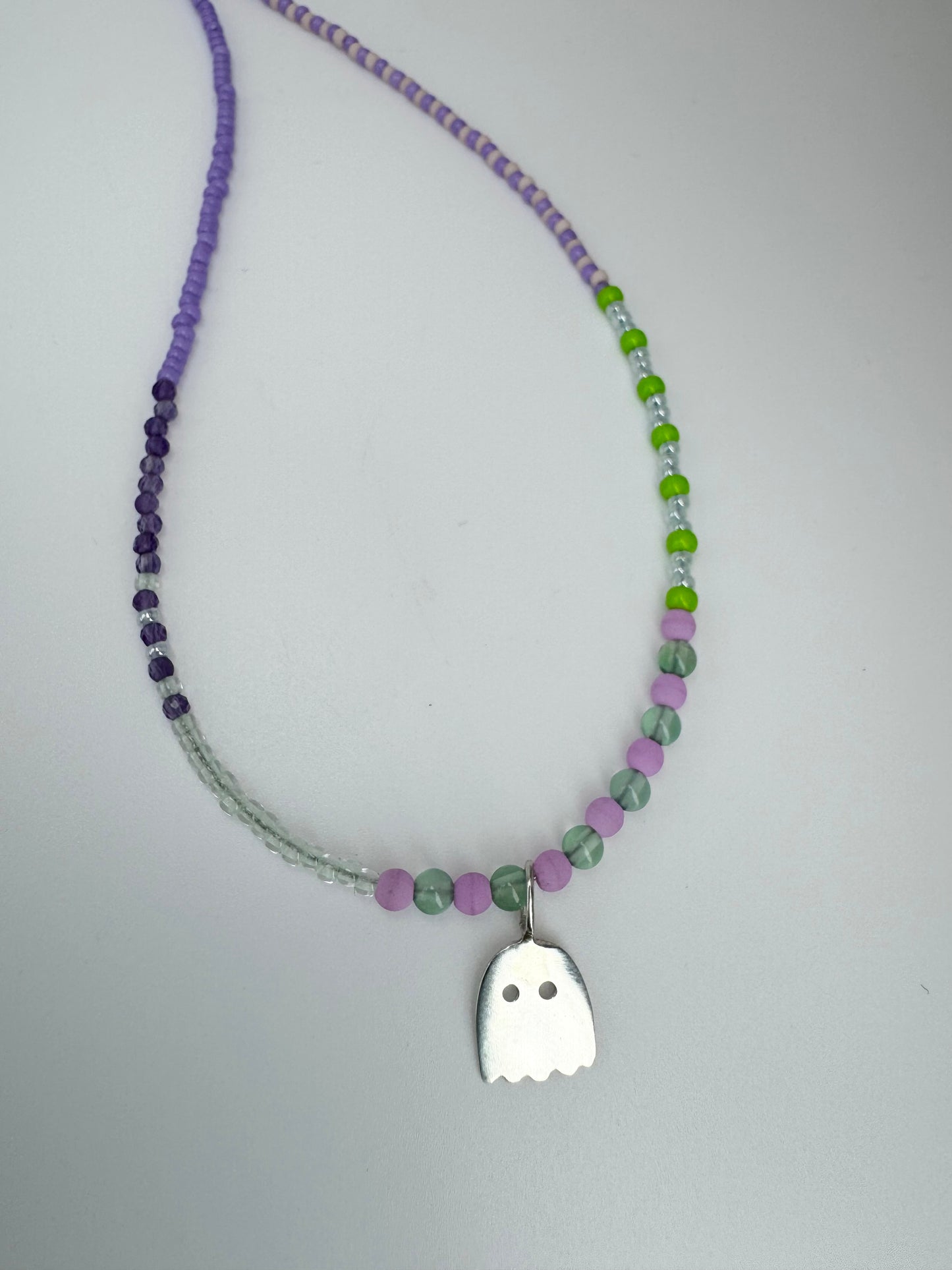 Hannah x Louise Ghost Beaded Necklace