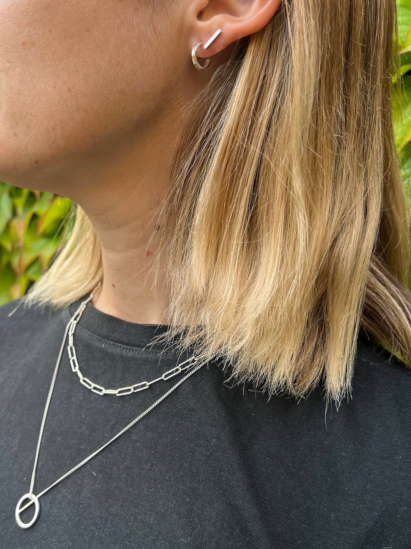 Short Bar Earrings