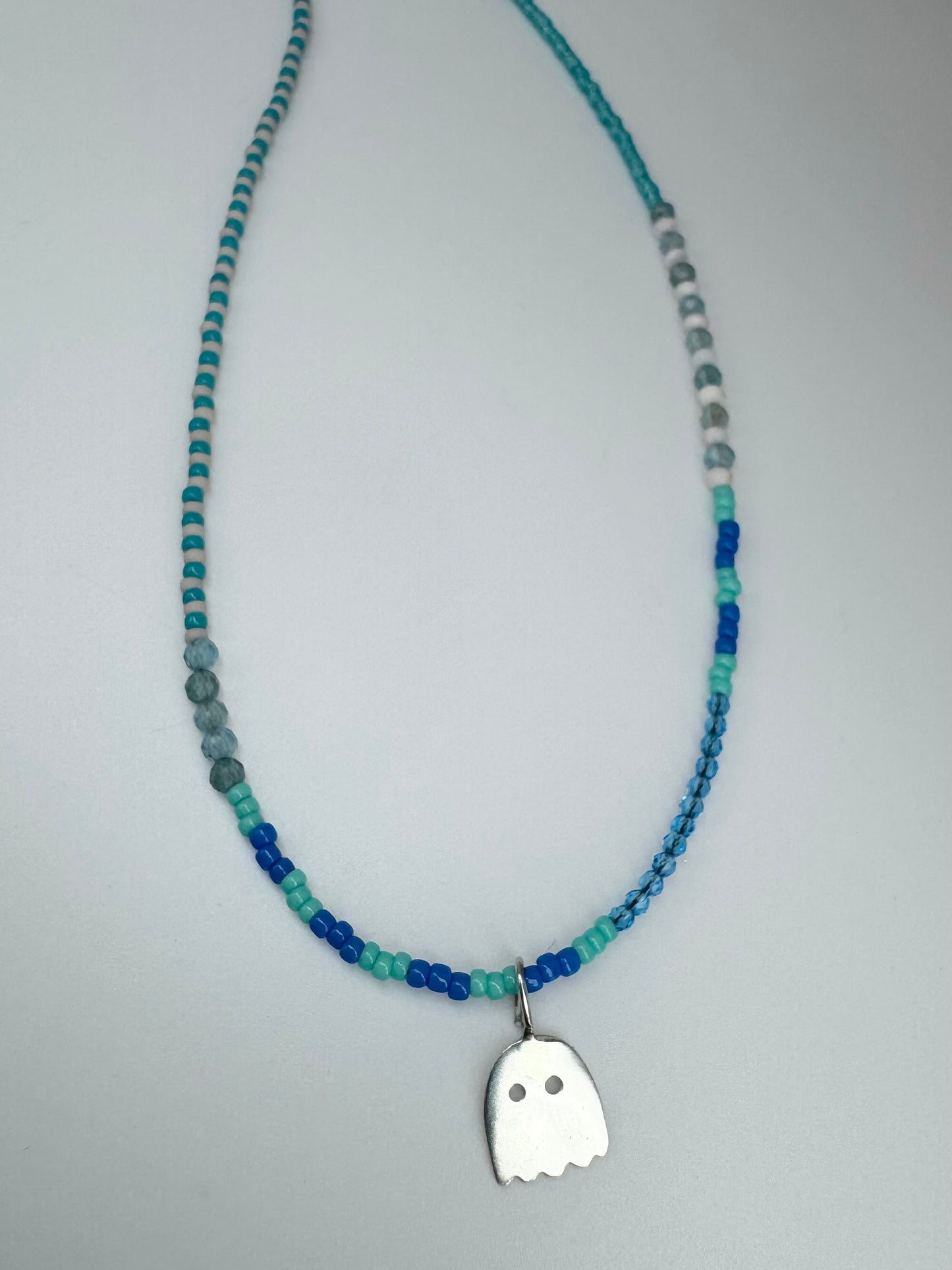 Hannah x Louise Ghost Beaded Necklace