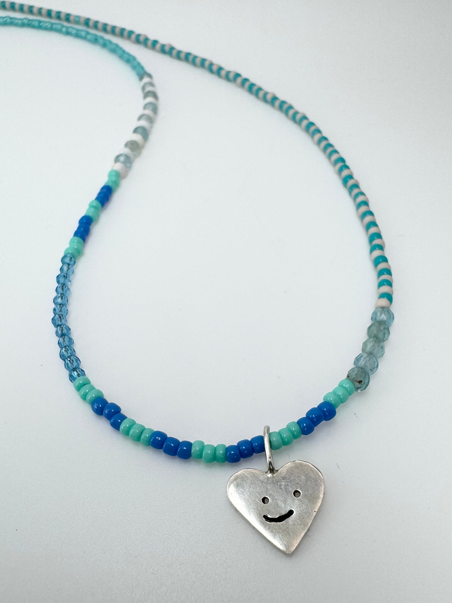 Hannah x Louise Beaded Heart Necklace