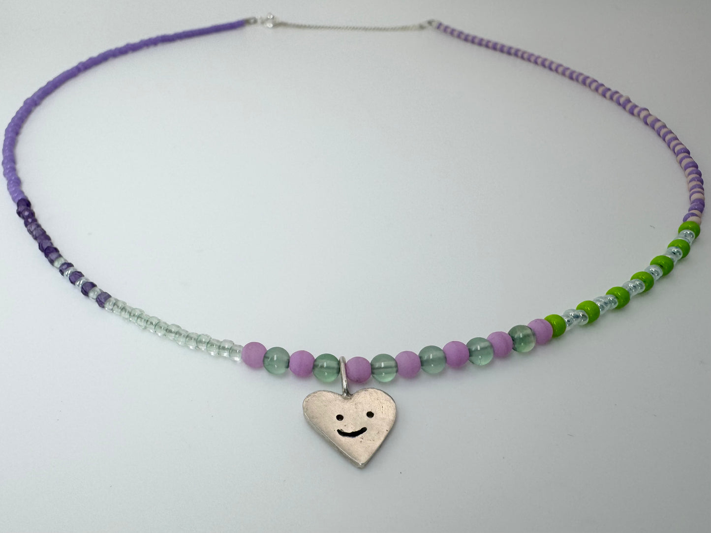 Hannah x Louise Beaded Heart Necklace