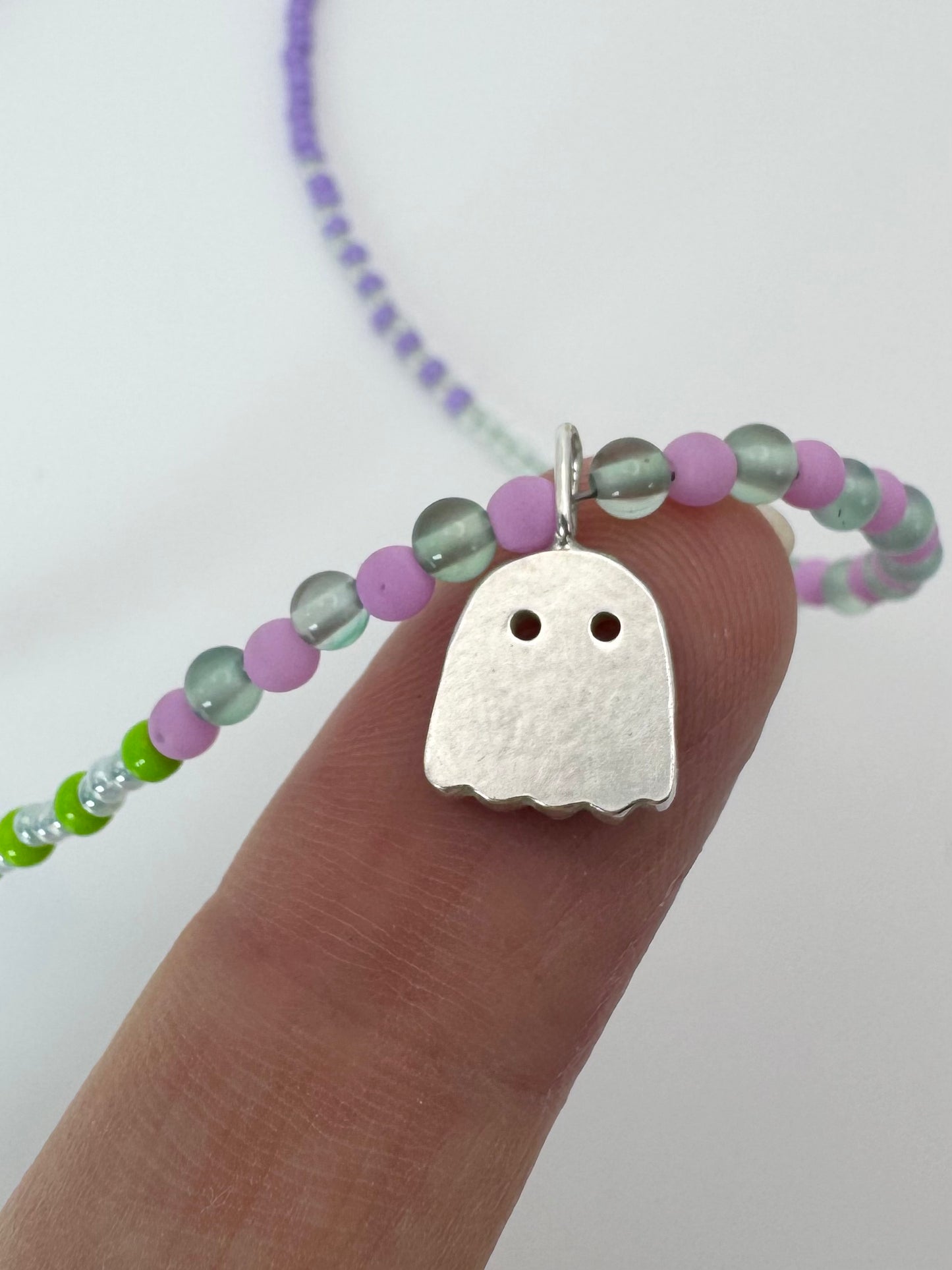 Hannah x Louise Ghost Beaded Necklace